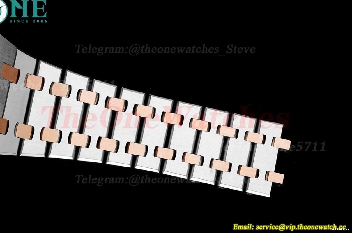 Oak RG 15400 Royal A3120 Textured White 41mm BF SS Dial 1218